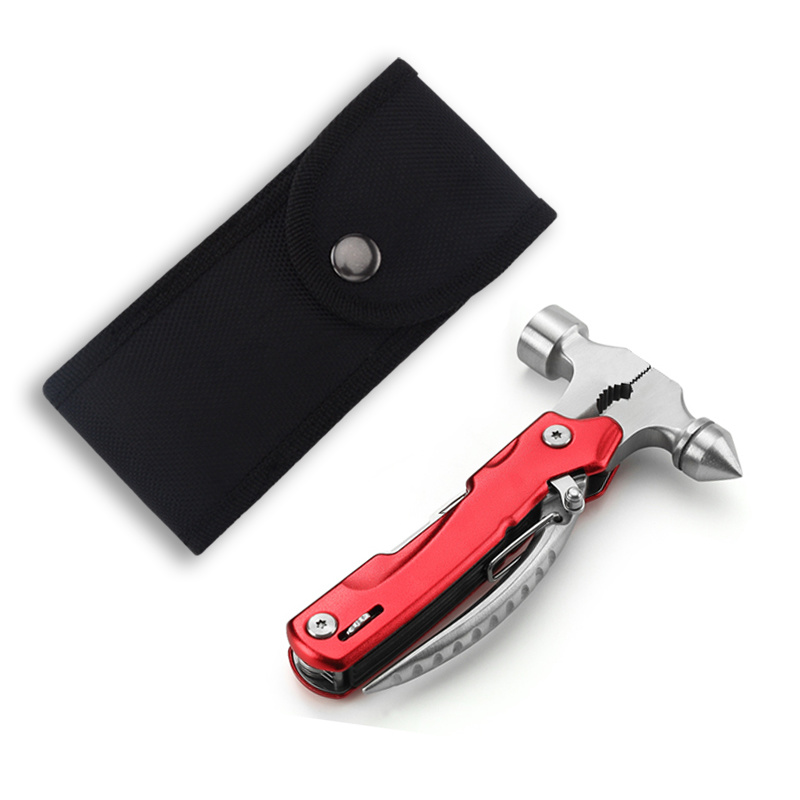 12 in 1 Portable Multi-Tool Mini Pocket Hammer Outdoor Survival (ESG15457)
