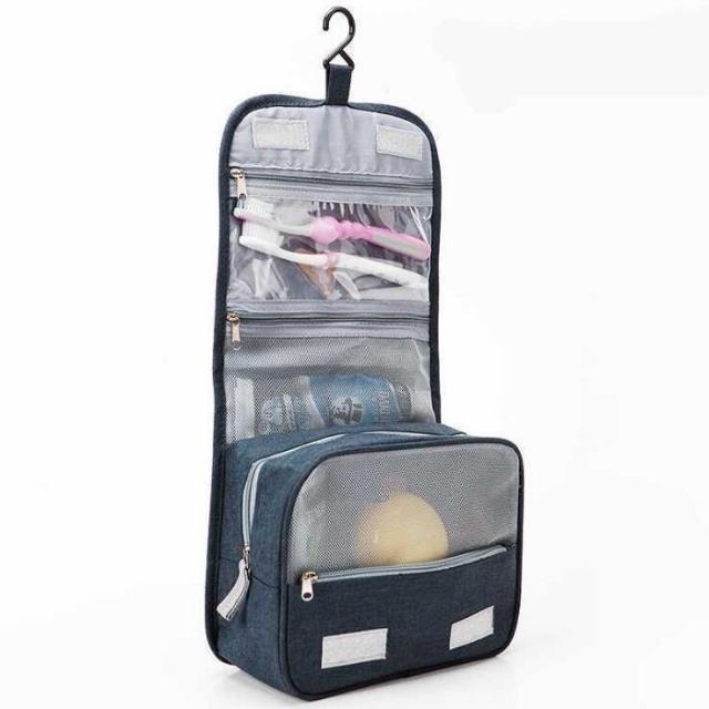 Travel Portable Organizer Hanging Toiletry Cosmetic Storage Bag (ESG11740)