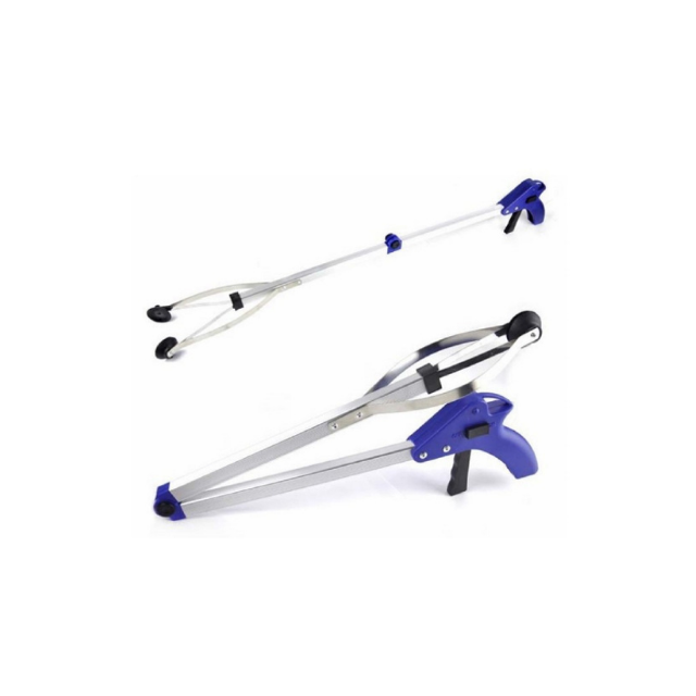 Grabber Tool 32inch Extender Gripper Suction Cups Claw Garbage Picker Garden Pickup Tool Foldable Reacher (ESG13761)