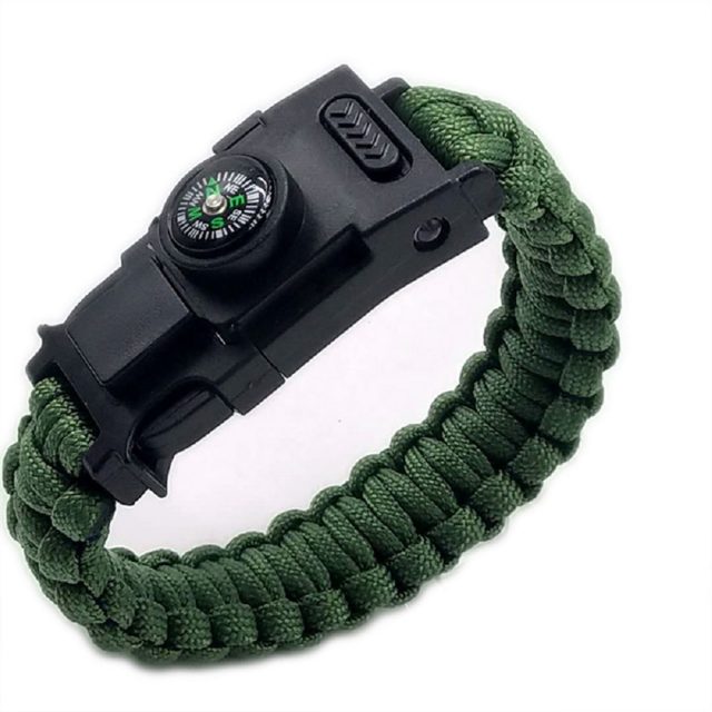Emergency Multifunction Paracord Bracelet Survival Outdoor Tools Camping (ESG18265)