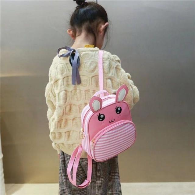 PU Leather Children Bunny Backpack Bag (ESG14533)