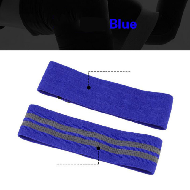 Flexible Strength Hip Bands Fabric Resistance Band Non-Slip Exercise Bands (ESG12845)