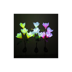 Magnolia Flower Solar LED Stake Light (ESG16584)