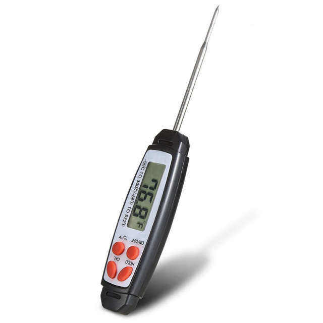 Long Probe Instant Read Splash Proof Design BBQ Roasting Griller Thermometer (ESG13891)