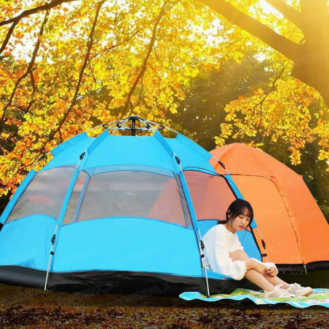 4-5 Person Portable Automatic Family Camping Instant Pop up Tent (ESG15118)