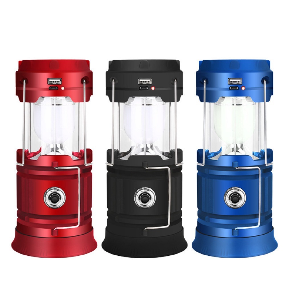 Waterproof Portable Camping Lantern with Flashlight Collapsible (ESG18438)