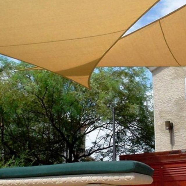 Vertical Commercial Outside Shade Sail