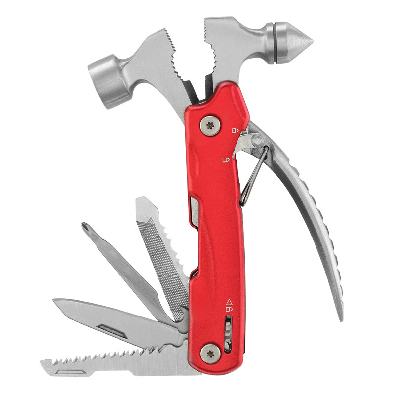 12 in 1 Portable Multi-Tool Mini Pocket Hammer Outdoor Survival (ESG15457)
