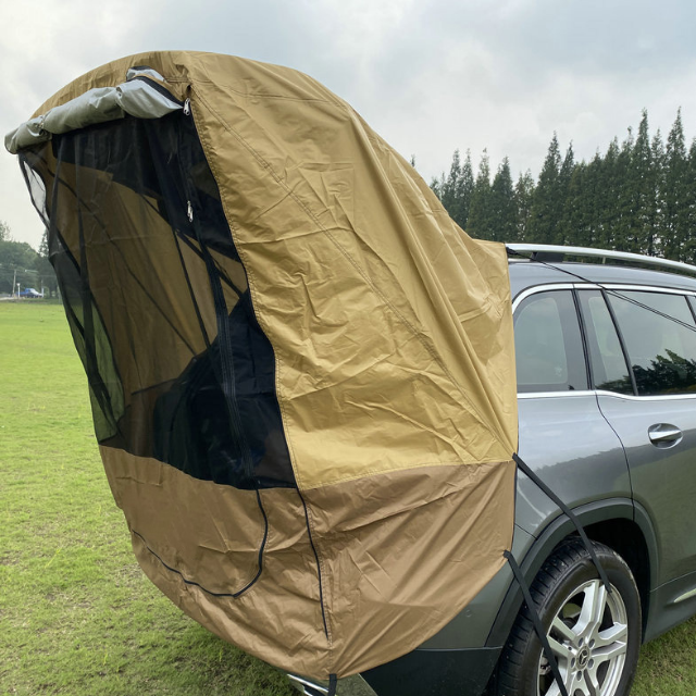 Car Trunk Tent Sunshade Rainproof for Self-Driving Tour Barbecue (ESG16774)