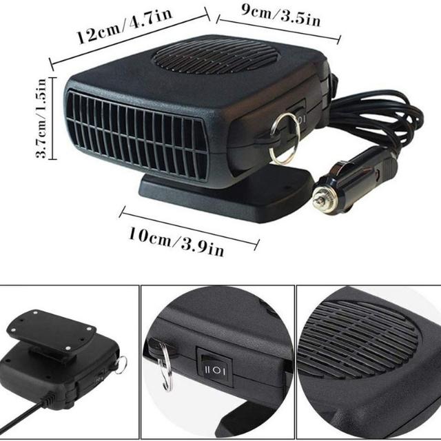  Portable Car Heater Anti-Fog Automobile Warmer (ESG12902)
