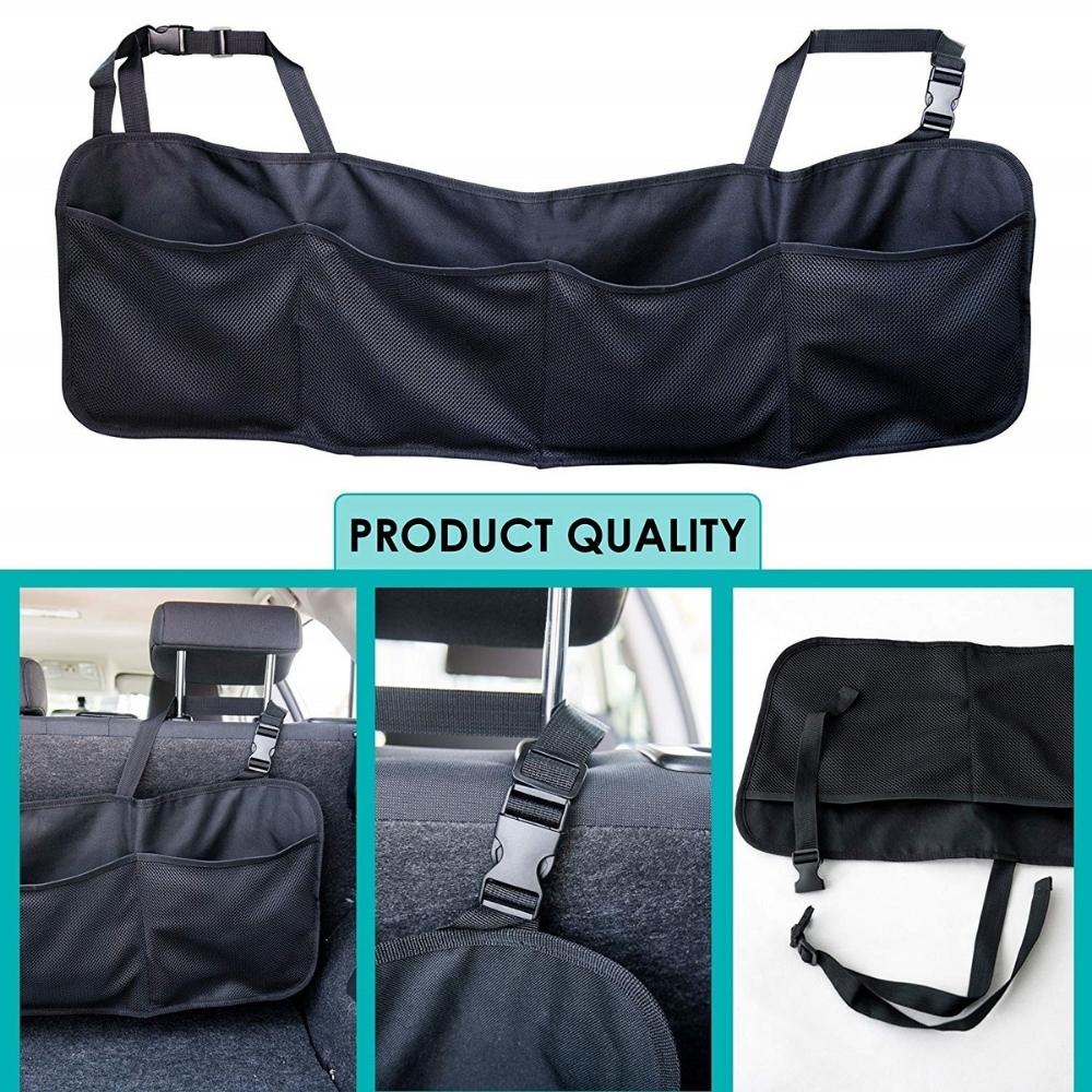 Multi-Pocket Car Backseat Storage Trunk Organizer Bag (ESG20492)