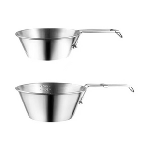 Set of 2 Portable Collapsible Bowl with Handle (ESG16049)