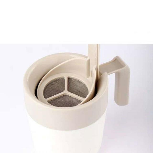 Double Layer Mug Cup Press to Brew Coffee (ESG15758)