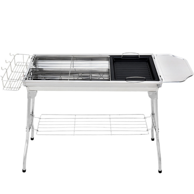 Portable Stainless Steel Folding Charcoal Grill (ESG10484)