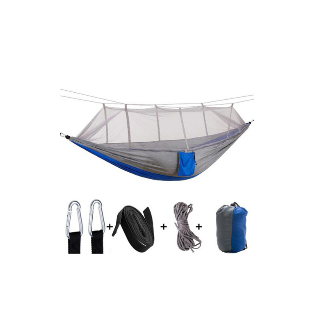 Portable Nylon Ultralight Camping Hammock Mosquito Net Outdoor Windproof, Anti-Mosquito, Swing Sleeping Hammock (ESG13012)