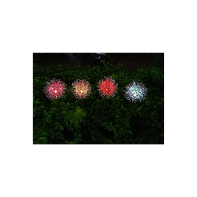 Solar LED Ball Dandelion Flower Stake Light (ESG16592)