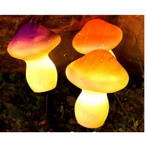 3PCS Mushroom Outdoor Solar Garden Lights (ESG19763)