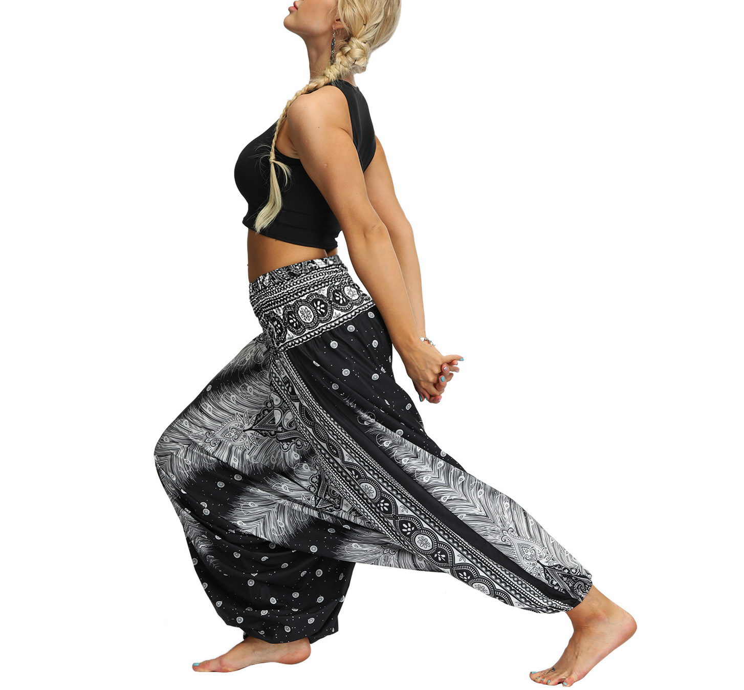Boho Pants Baggy Harem Yoga Outfits (ESG13623) from China manufacturer