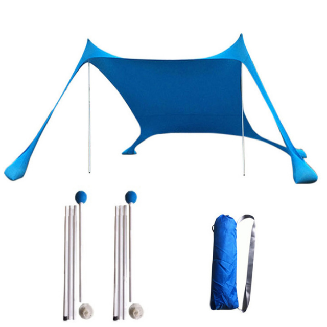 Fashion Shade Portable Beach Tent with Sand Anchor Sunshade with UV Protection (ESG13218)