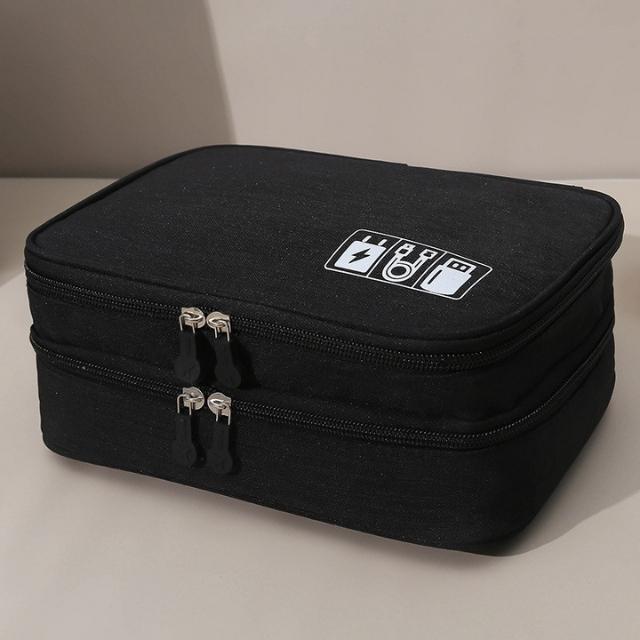 Multi-Function Waterproof Headphone Storage Box Organizer Bag (ESG13963)