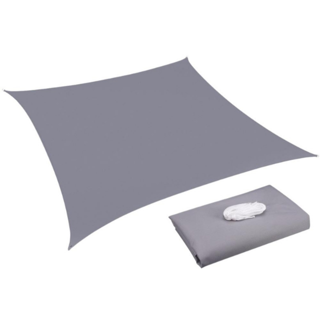 Grey Commercial Outside Shade Sail