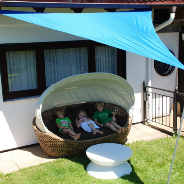 with Grommets Fabric Outside Shade Sail