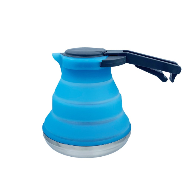 Outdoor Collapsible Silicone Kettle Boiled Water Tea Pot (ESG18381)
