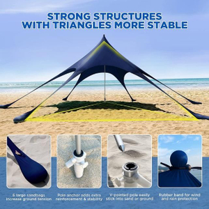 Easy Pop up Beach Tent Canopy Sun Shade (ESG20274)