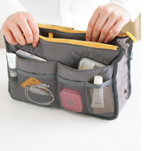 Cosmetic Storage Bag Dual Bag Organizer Nylon (ESG23377)